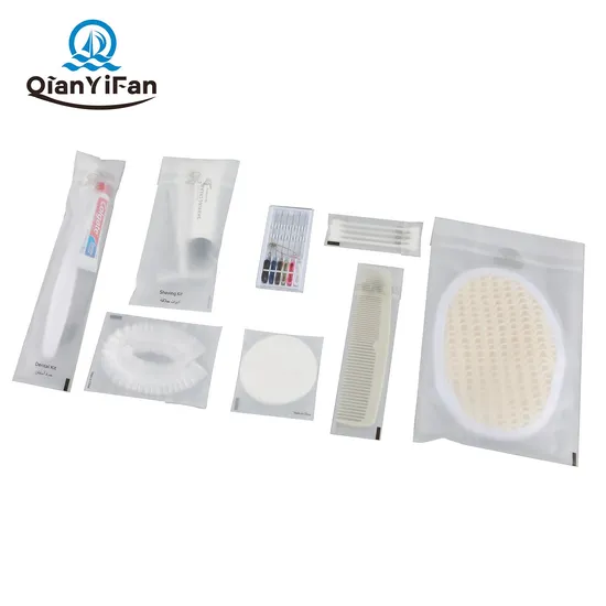 Business Trip, Travel Portable Disposable Toiletry Kit, Dental Kit, Shaving Set, Comb, Shampoo, Shower Gel Disposable Toiletries Set 