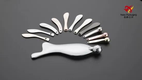 Fish Type Scraping Stainless Steel Facial Massage Tools Metal Gua Sha for Face and Body 