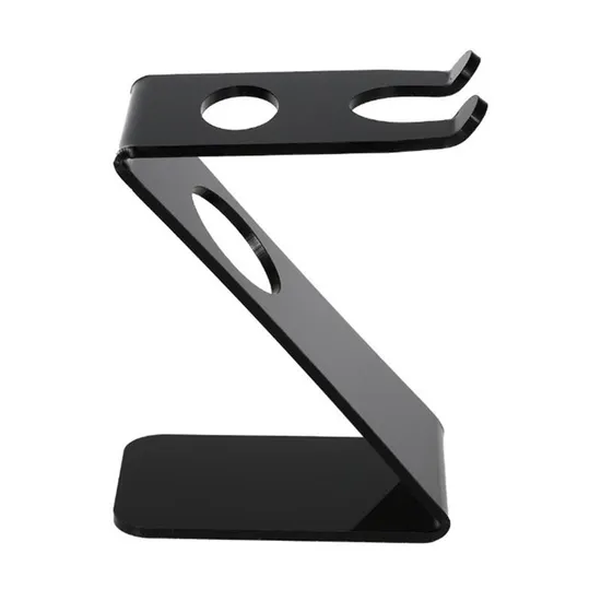 Wholesale Price Acrylic Material Safety Razor and Brush Stand 
