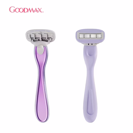 Women System Razor for Sensitive Skin Replaceable Refills 5 Blades Reusable Razor