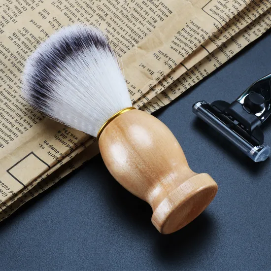 Wholesale Hot Bristle Wood Handle Shaving Bush Beard Hair Brush Beard Brush 