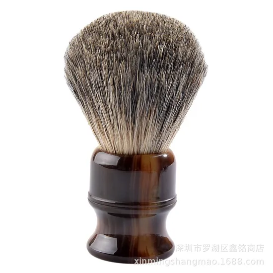 Wooden Handle Shaving Brush Salon Facial Beard Cleaning Shaving Brush 