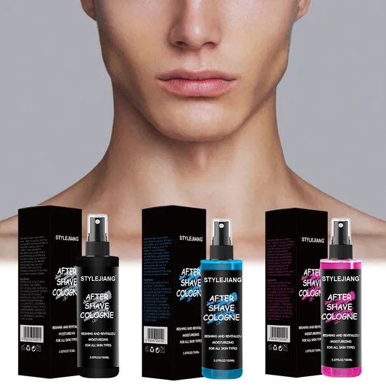 Private Brand Aftershave Cologne Organic Natural Vegan Barber Soothing Moisturizing After Shave Spray for Men Beard Care 