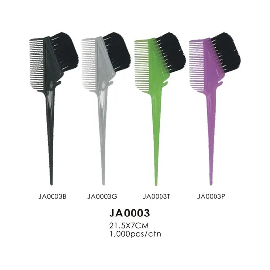 Wholesale Hair Styling Tools Custom Logo 3 in 1 Eyebrow Comb Pin Tail Edge Hair Comb Double Sided Edge Control Brush for Women 