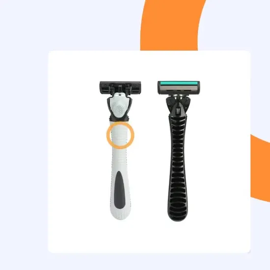 D335L Hot Sell Private Label 3 Blade Men′ S and Women′ S Shaving Razor Blades /System Razor with Refill Cartridges 