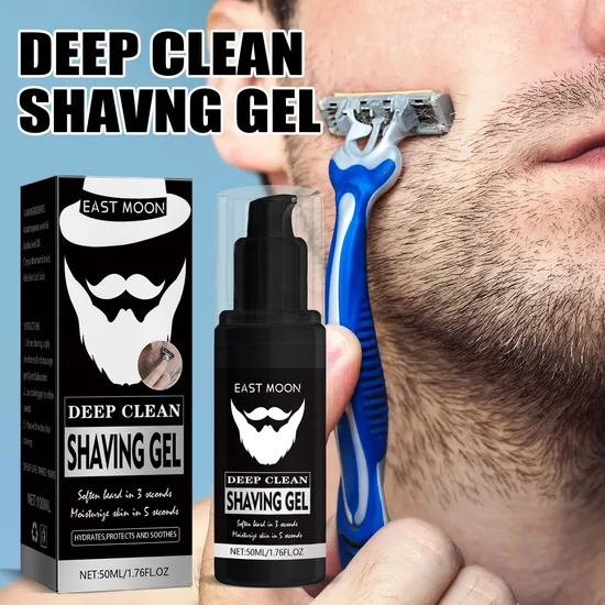 Deep Cleansing Pogonotomy Gel Men′s Pogonotomy Softening Beard Facial Care Gentle and Refreshing 
