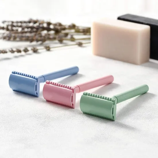 Plastic Free Safety Razor Set Women Wholesale Safety Razor and Stand 