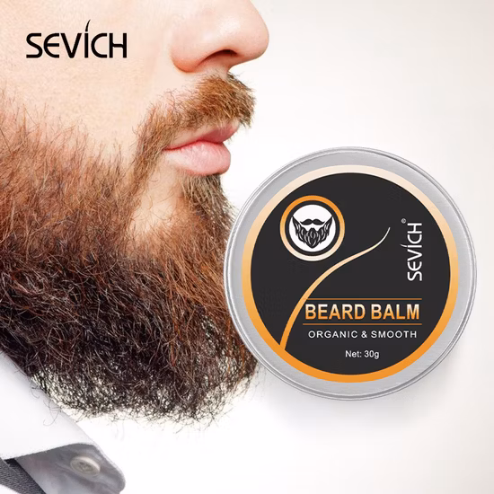 Cheapest Light Lemon Flavor Wax Beard Care Balm for Men