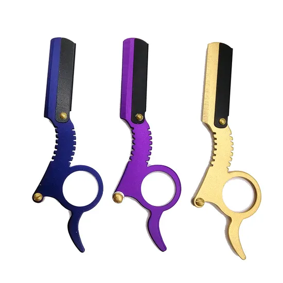 Barber Razor Folding Shaving Razor Hair Salon Hairdressing Professional Straight 