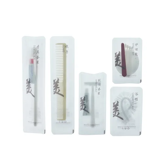 OEM Toothbrush Set Travel Dental Shaving Kit 5 Star Hotel Bathroom Amenities 