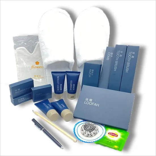 ODM Custom Hotel Bathroom Supplies High Quality Hotel Amenities Set 