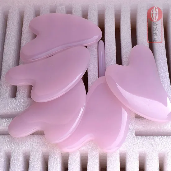 Heart Shape Facial Massage Tools Therapy Scraping for Face Slimming Guasha Board 