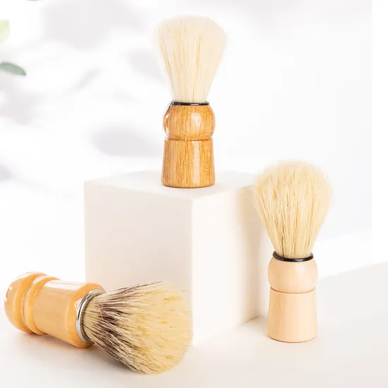 Fashion PRO Hair Shaving Brush Plastic Handle by Hand Made Beard Brush for Man Barber Tools 
